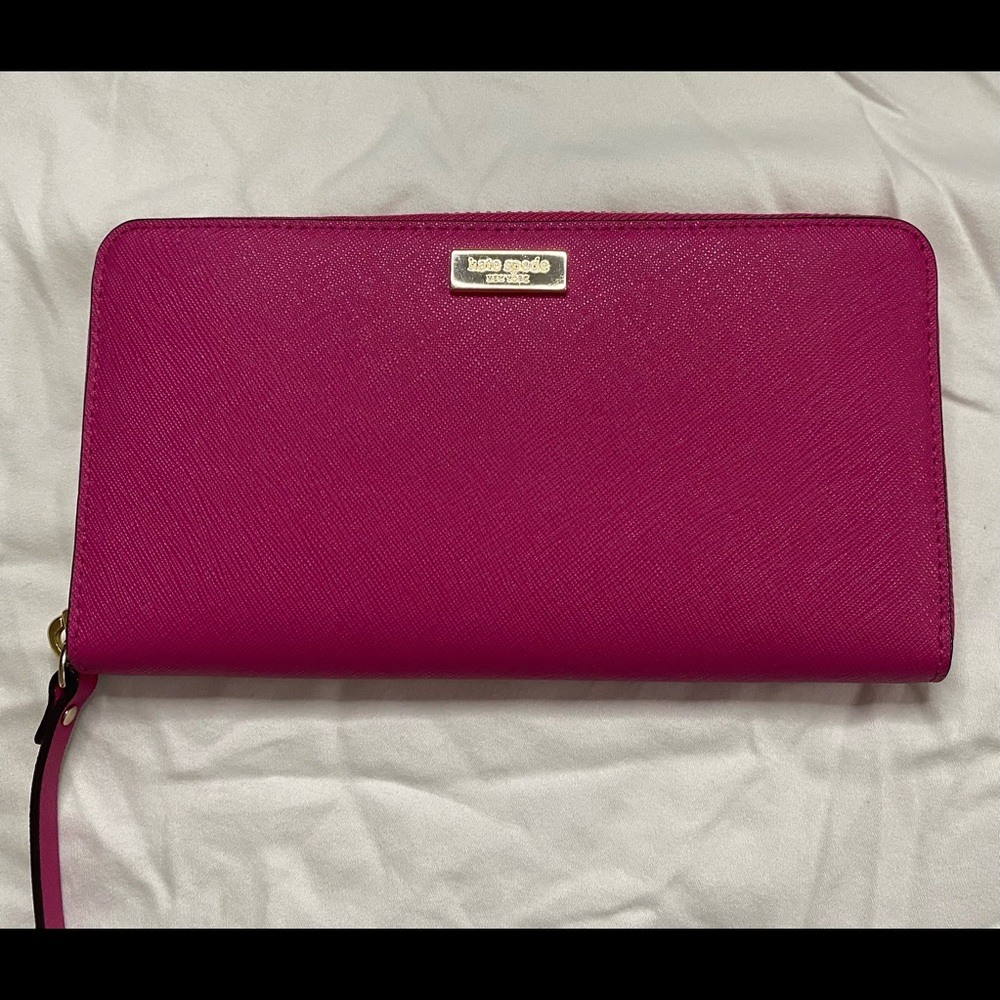 New Magenta Kate Spade  full size wallet new